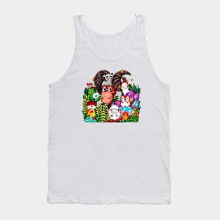 Zodiac ARIES Doodle Art Series Tank Top